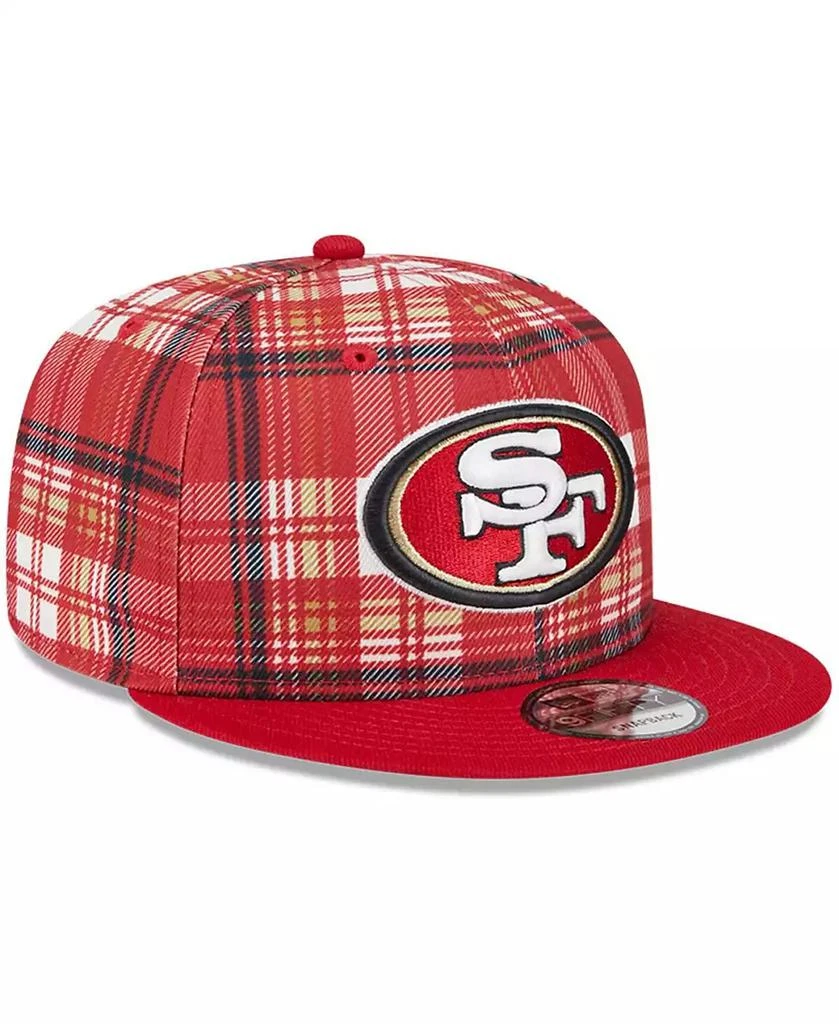 New Era Men's Scarlet San Francisco 49ers 2024 Sideline Statement 9FIFTY Snapback Hat 2