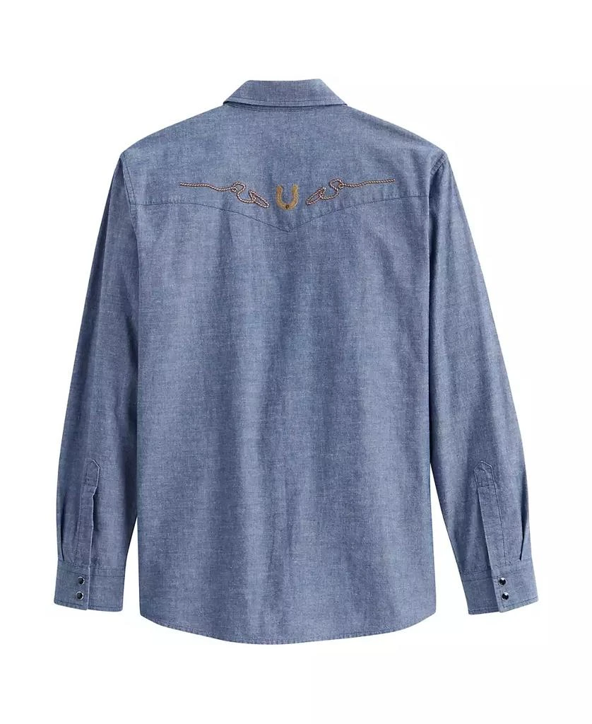 Pendleton Men's Long Sleeve Chambray Gambler Shirt 2