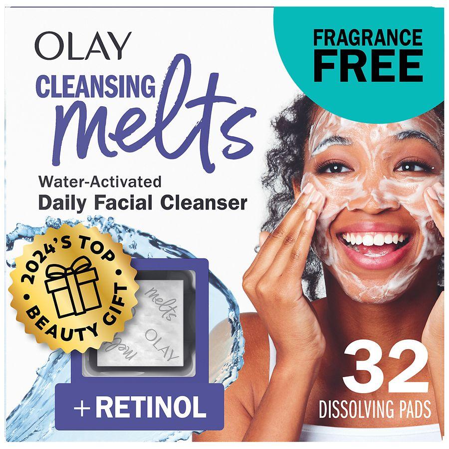 Olay Cleansing Melts + Retinol Face Cleanser No scent