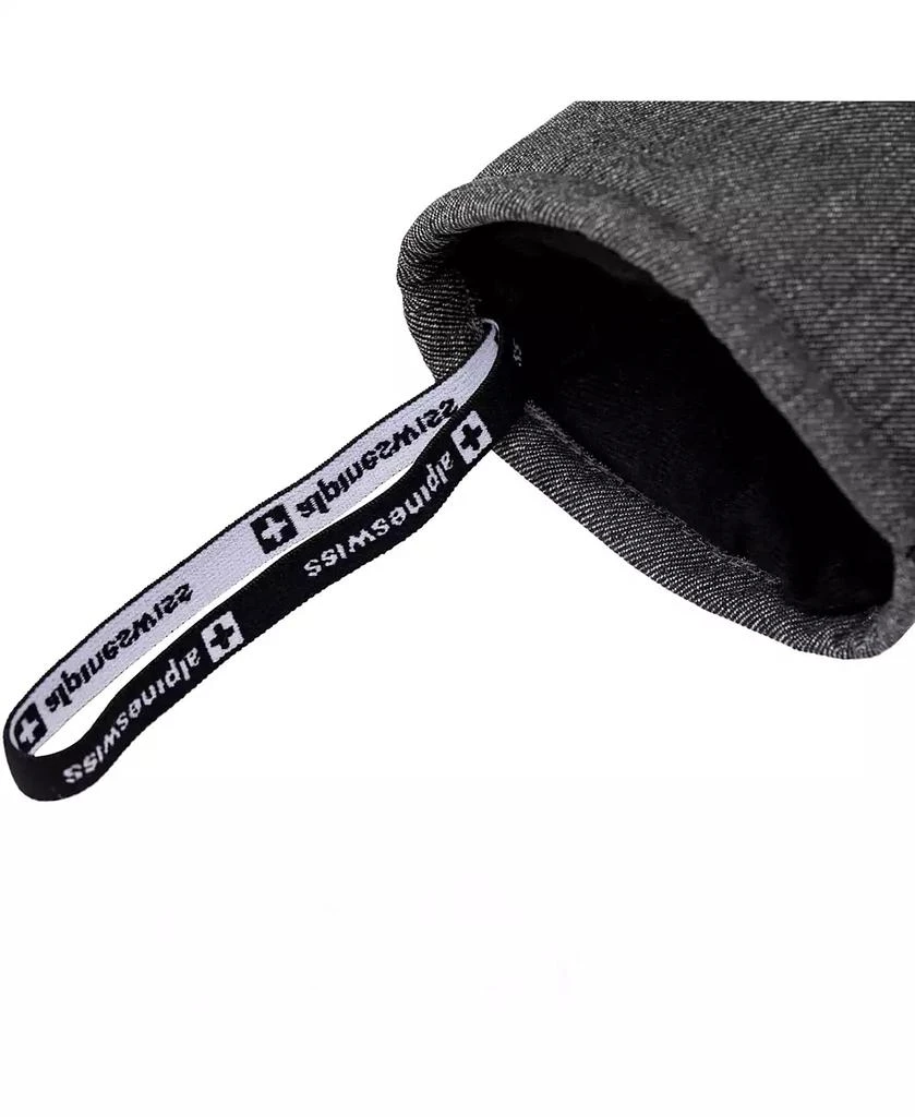 Alpine Swiss Men's Waterproof Snow Gloves Zipper Pockets Winter Sport Mittens 8