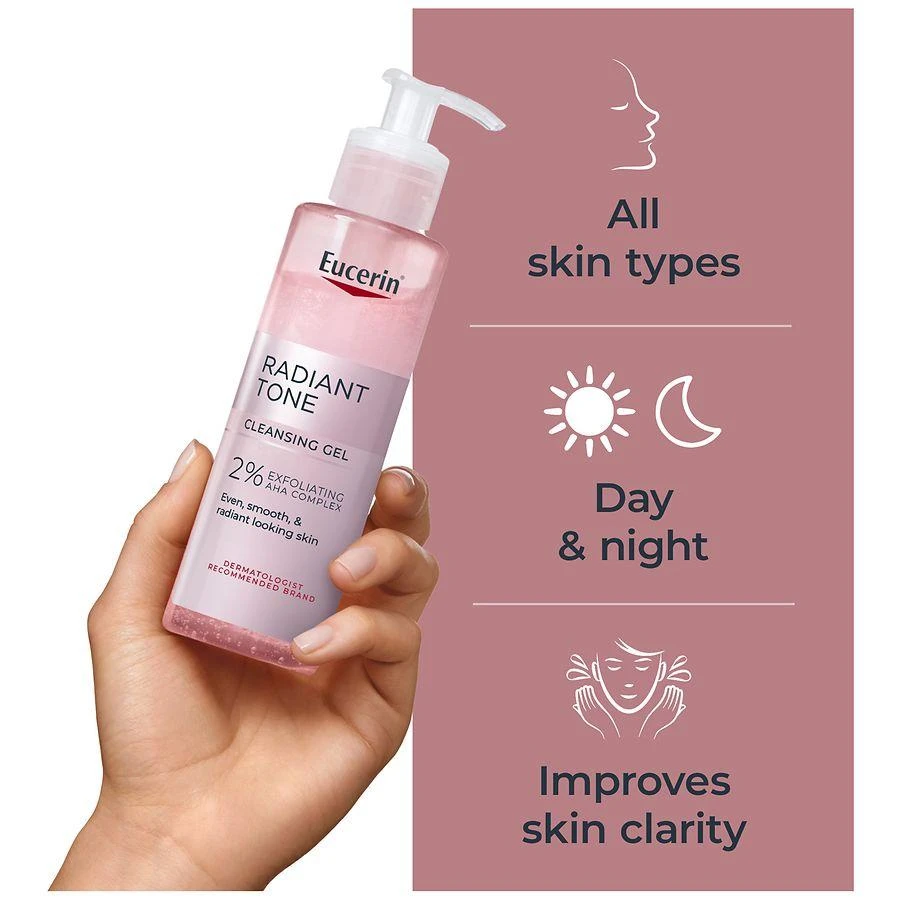 Eucerin Face Radiant Tone Cleansing Gel, Face Cleanser With AHA Complex 2