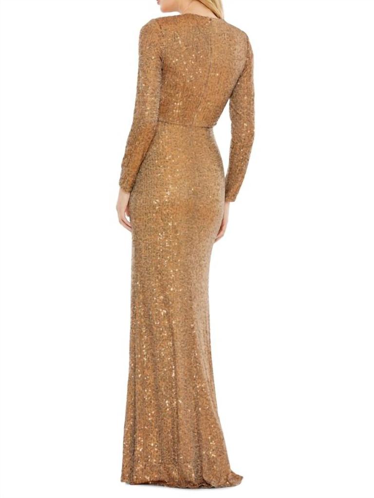 Ieena for Mac Duggal Ieena For Mac Duggal - Sequin Twist Gown