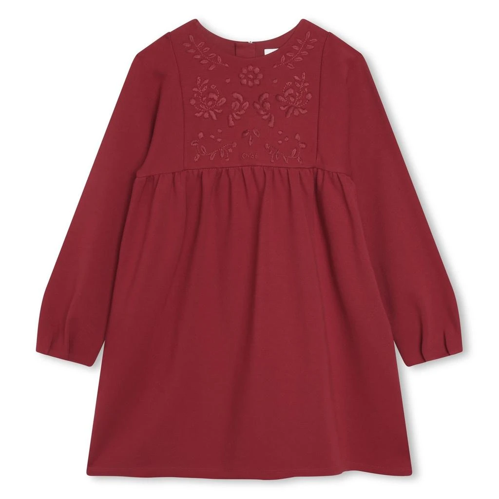 Shop Chlo Kids Logo Embroidered Long-Sleeved Dress on Sale at BeyondStyle   Get 49% Off Chlo Kids Logo Embroidered Long-Sleeved Dress with  Limited-Time Flash Deals, Exclusive Discounts, and Special Offers. Enjoy  Unbeatable