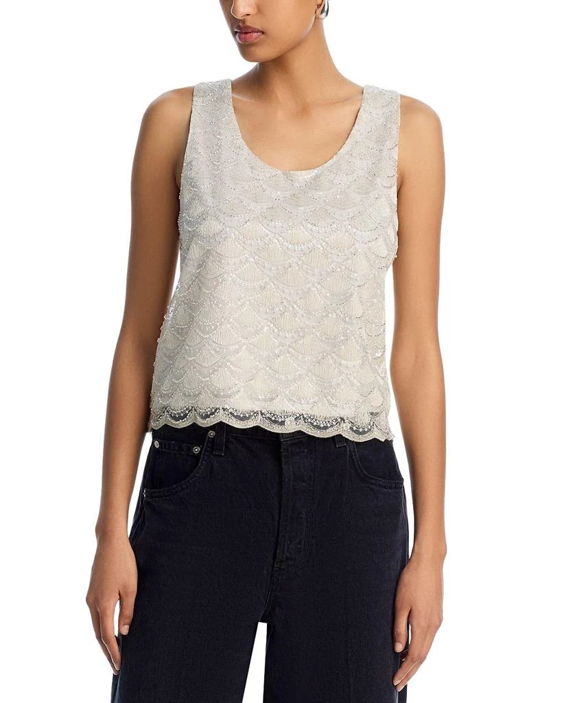 AQUA Beaded Tank - Exclusive 1