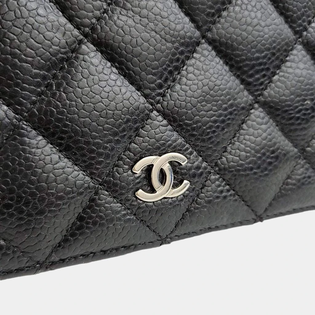 Chanel Chanel Black caviar long wallet 3