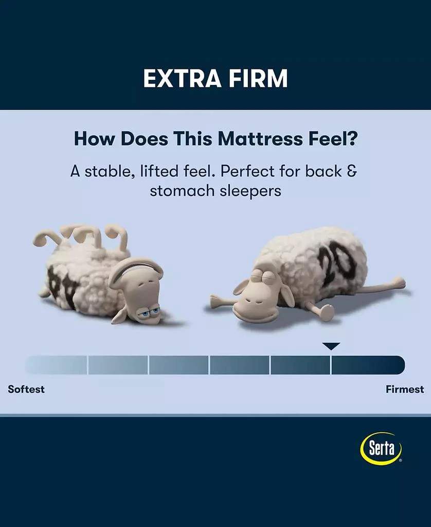 Serta Perfect Sleeper Osiria Rose 12" Extra Firm Tight Top Mattress Set 2