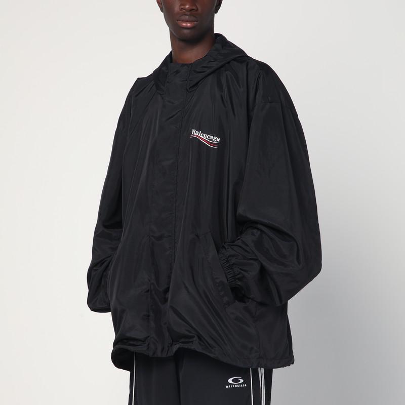 Balenciaga Hooded nylon bomber jacket - Jackets - Compare