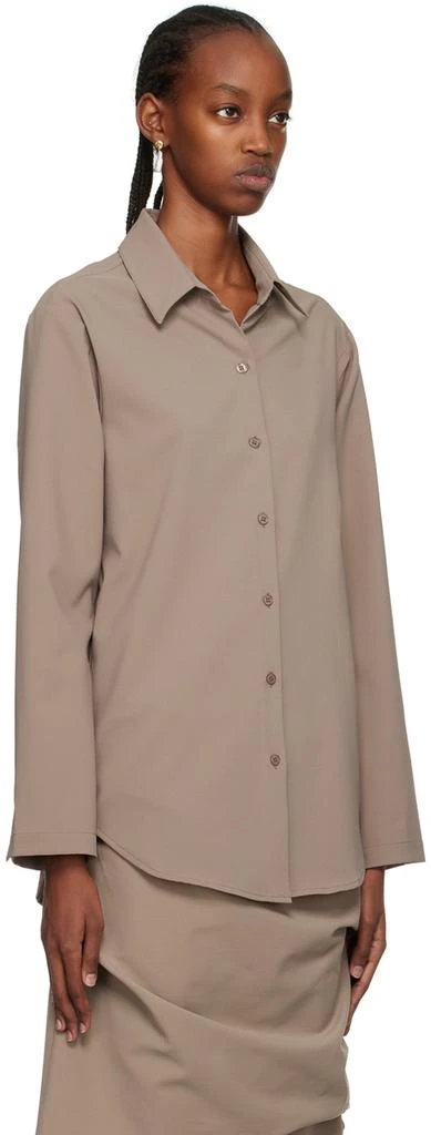 Paris Georgia SSENSE Work Capsule – Taupe Staple Shirt 2