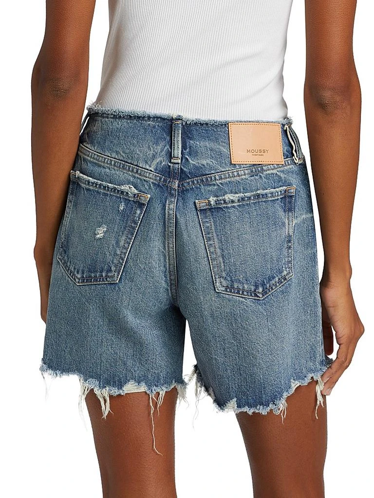 MOUSSY VINTAGE Ludlow Raw-Edge Shorts 5
