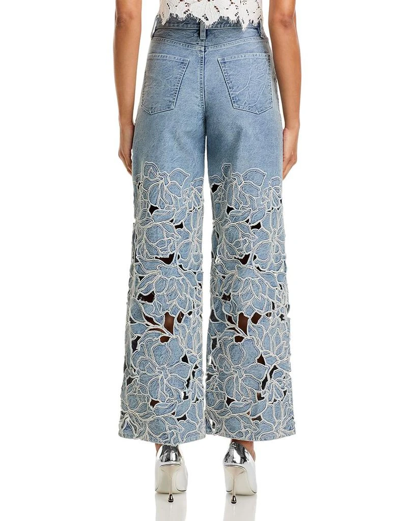 SIMKHAI Betty High Rise Straight Leg Jeans in Boca 3