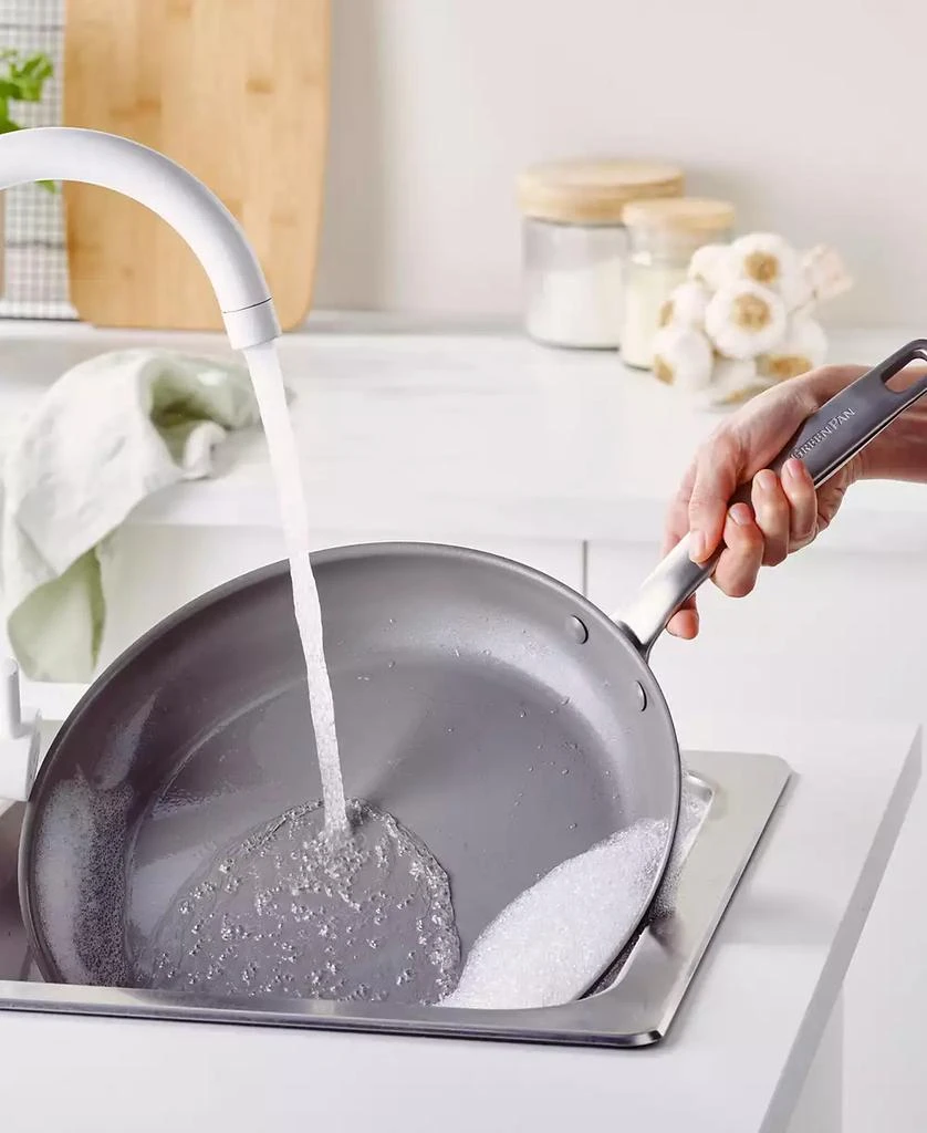 Greenpan Chatham Hard Anodized Ceramic Nonstick 12" Frying Pan with Lid 6