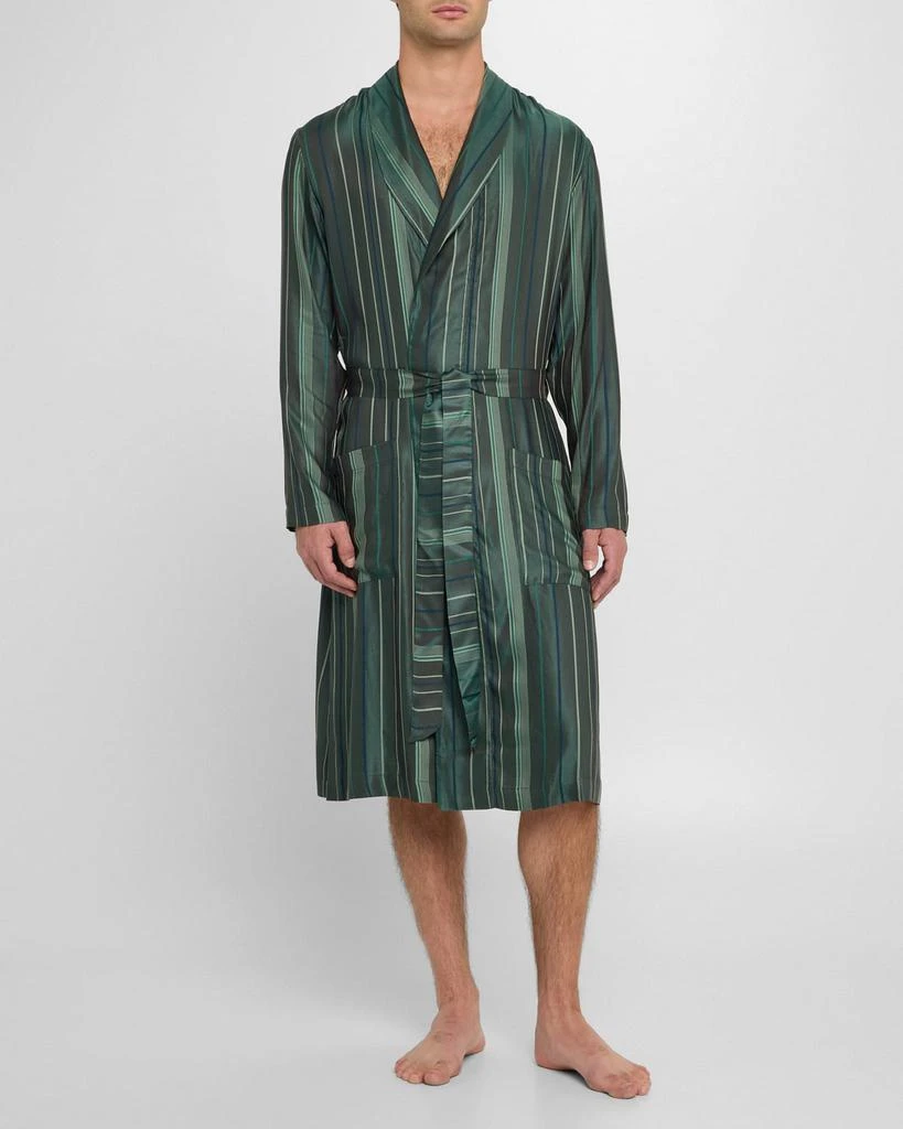 Hanro Men's Selection 140th Anniversary Silk Robe 2