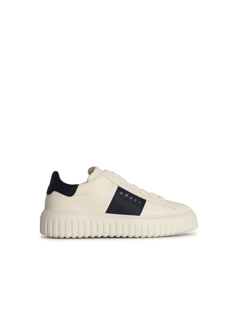 スニーカー HOGAN H Stripes Sneakers - Hogan - Leather - White H-Stripes leather platform sneakers in white - Hogan | Mytheresa