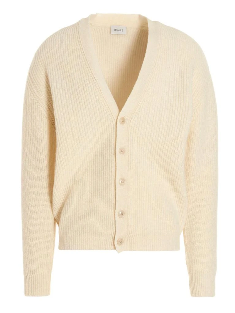 Lemaire Lemaire Ribbed-Detail Button-Up Cardigan 1