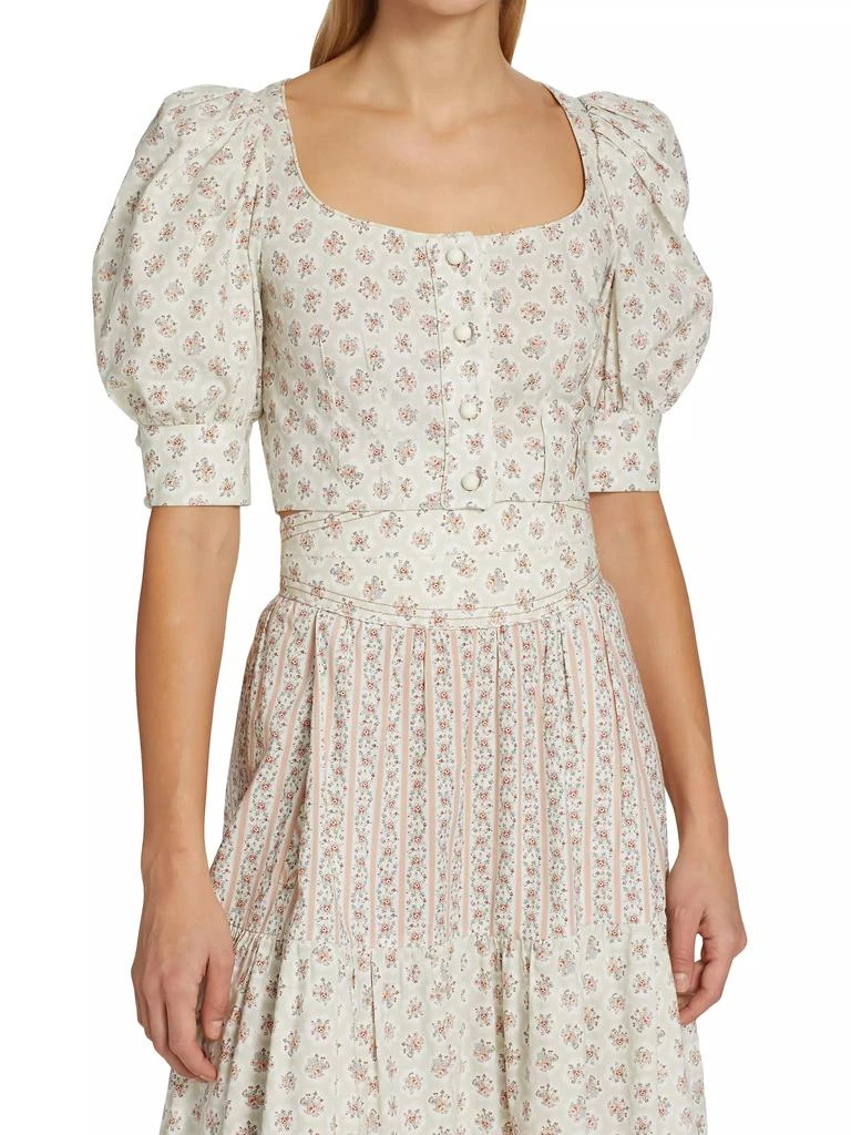Anna Mason Rosi Floral Crop Top 3
