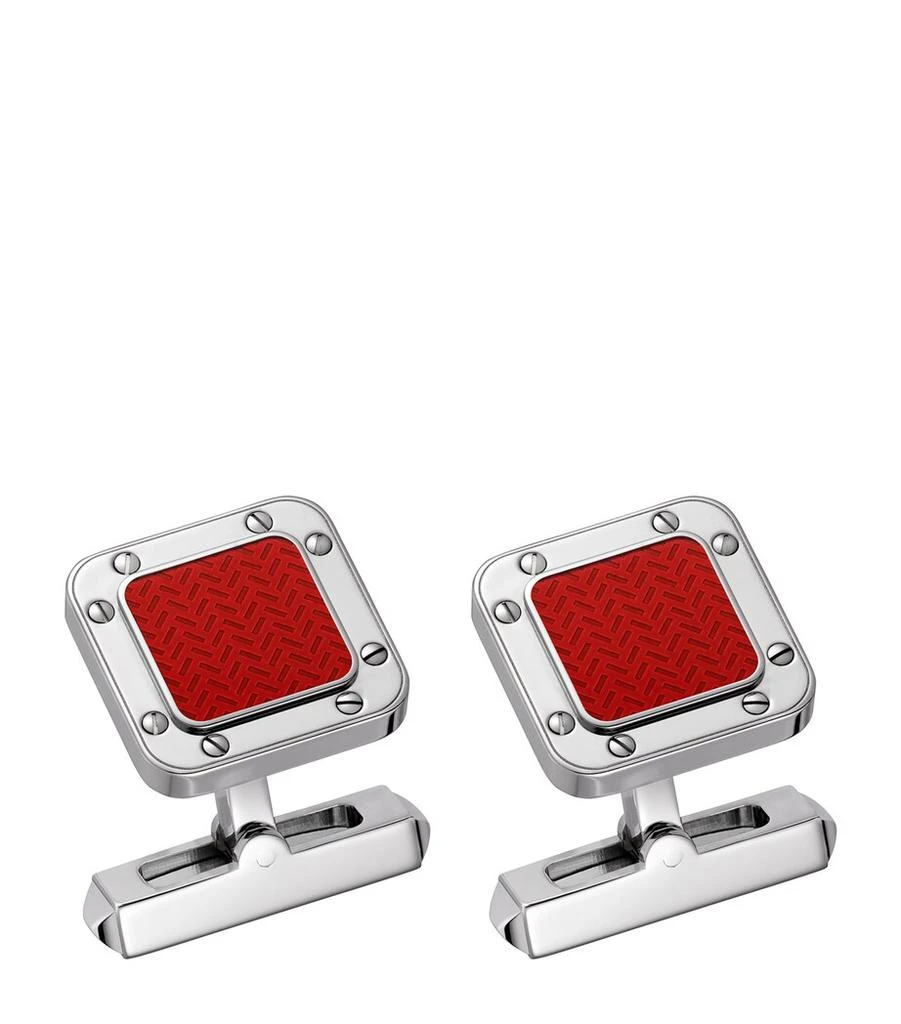 Cartier Sterling Silver Santos de Cartier Cufflinks 1