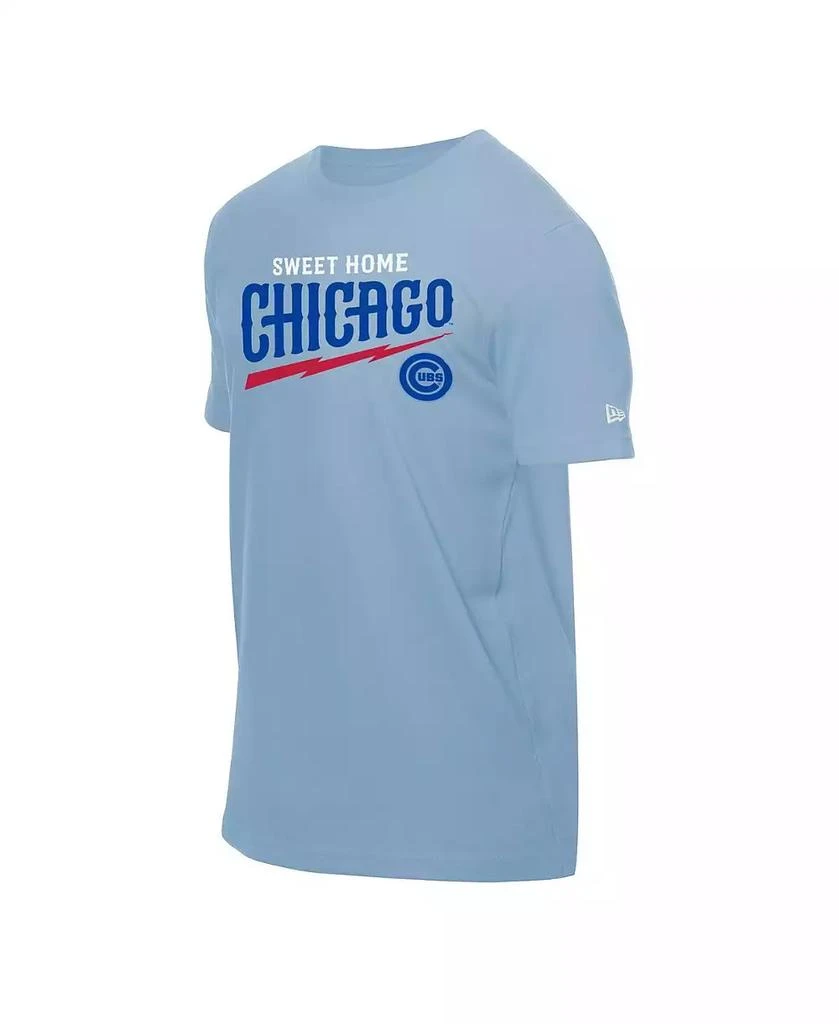 New Era Men's Light Blue Chicago Cubs Sweet Home T-Shirt 2