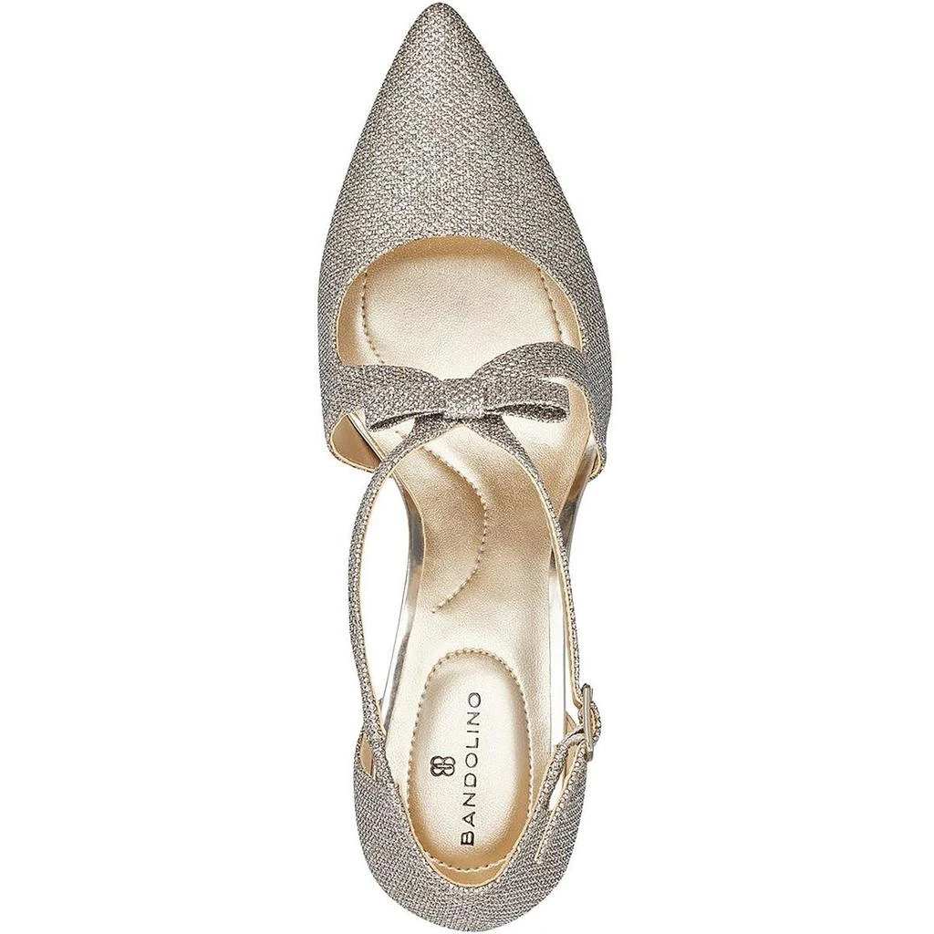 ban.do Zeffer 2 Womens Glitter Pointed Toe Slingback Heels 3
