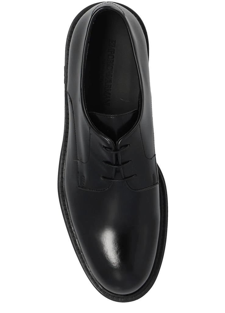 Emporio Armani Black Leather Derby Shoes. Fits size 9 Emporio Armani Leather derby shoes - Single Shoes - Free  main image 4
