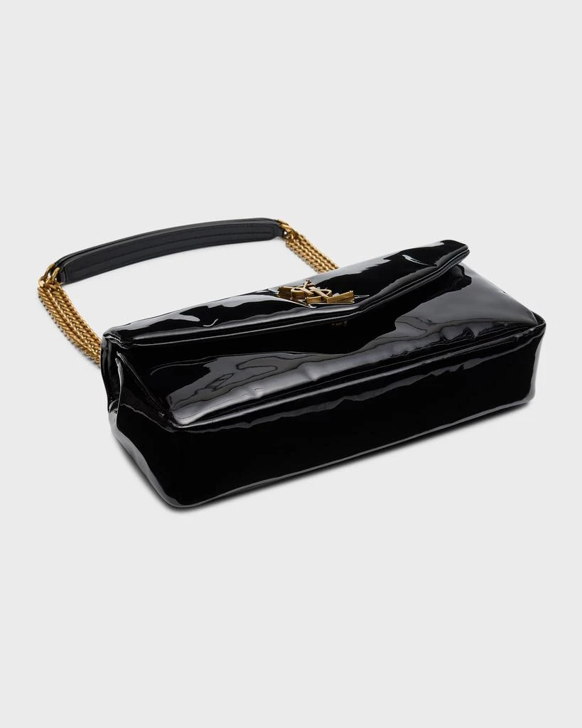 Yves Saint Laurent Claypso Small YSL Shoulder Bag in Patent Leather 7
