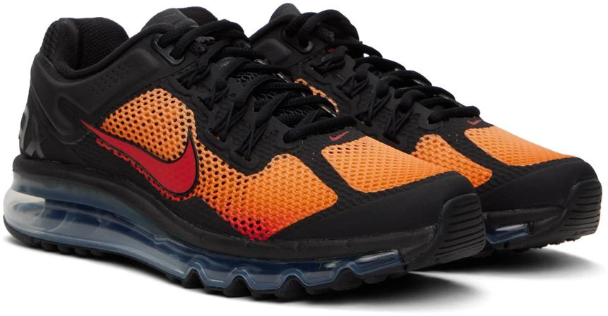 NIKE Black & Orange Air Max 2013 Sneakers 4