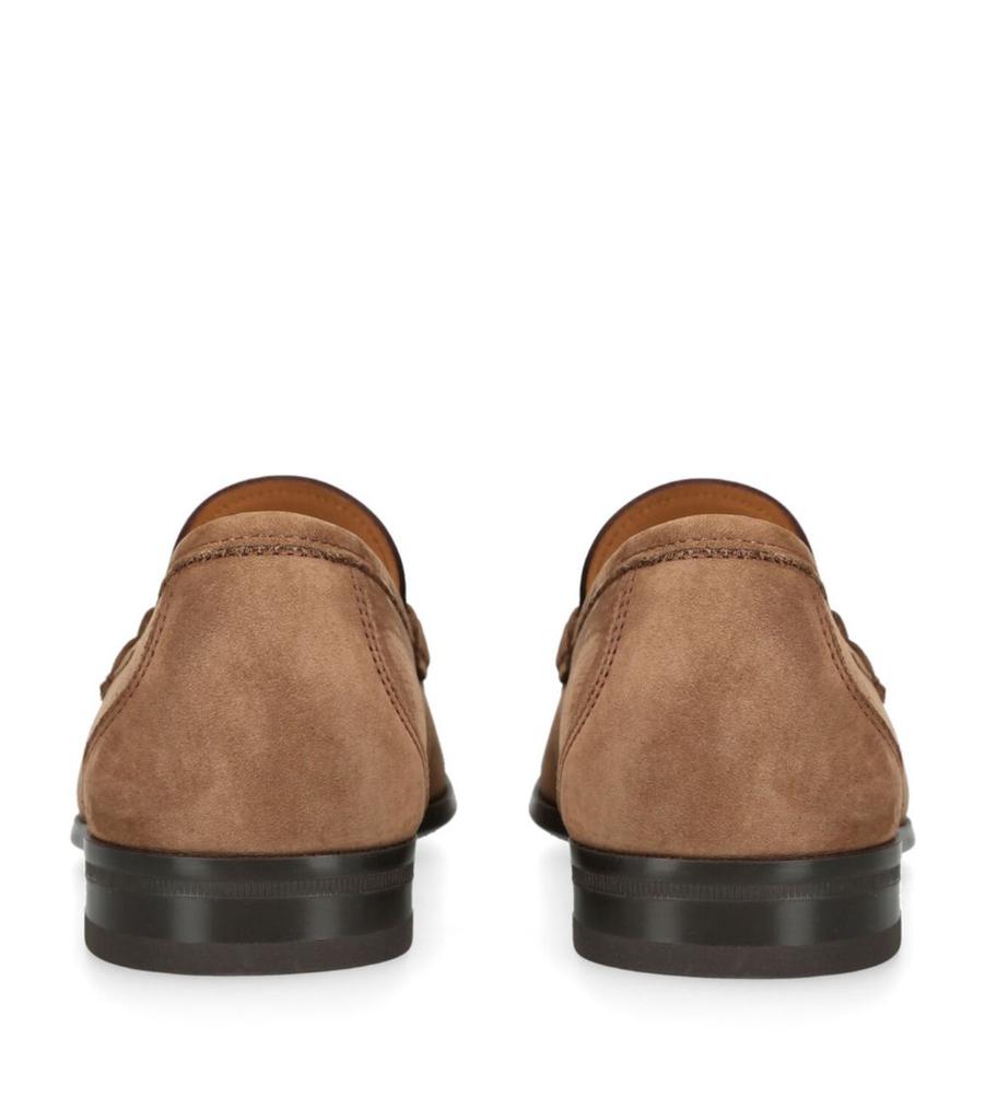 Ferragamo Suede Grandioso 2 Loafers