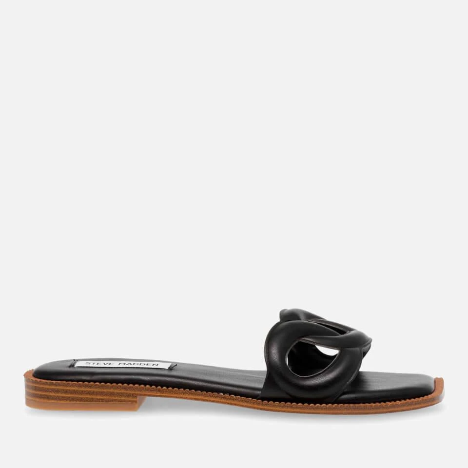 Steve Madden STEVE MADDEN WOMEN'S STASH FAUX LEATHER SANDALS 1