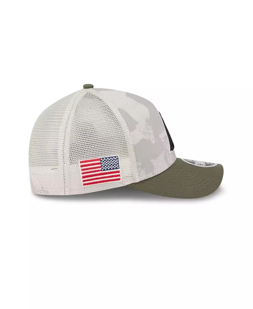 New Era Men's Light Beige/Olive Arizona Diamondbacks 2025 Armed Forces Day 9FORTY M-Crown A-Frame Adjustable Hat 6