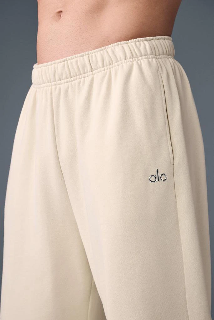 Alo Accolade Straight Leg Sweatpant - Oat Milk 4