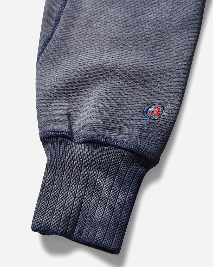 CHAMPION Men's 50's Saddle Crewneck Sweatshirt Indigo 4