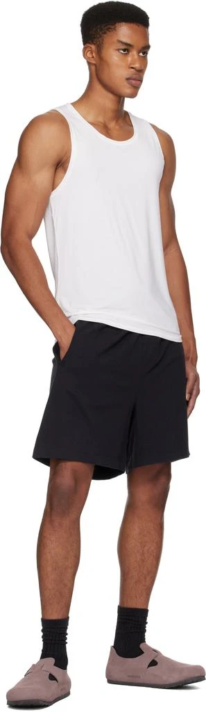 SKIMS Three-Pack White SKIMS Stretch Tank Tops 4