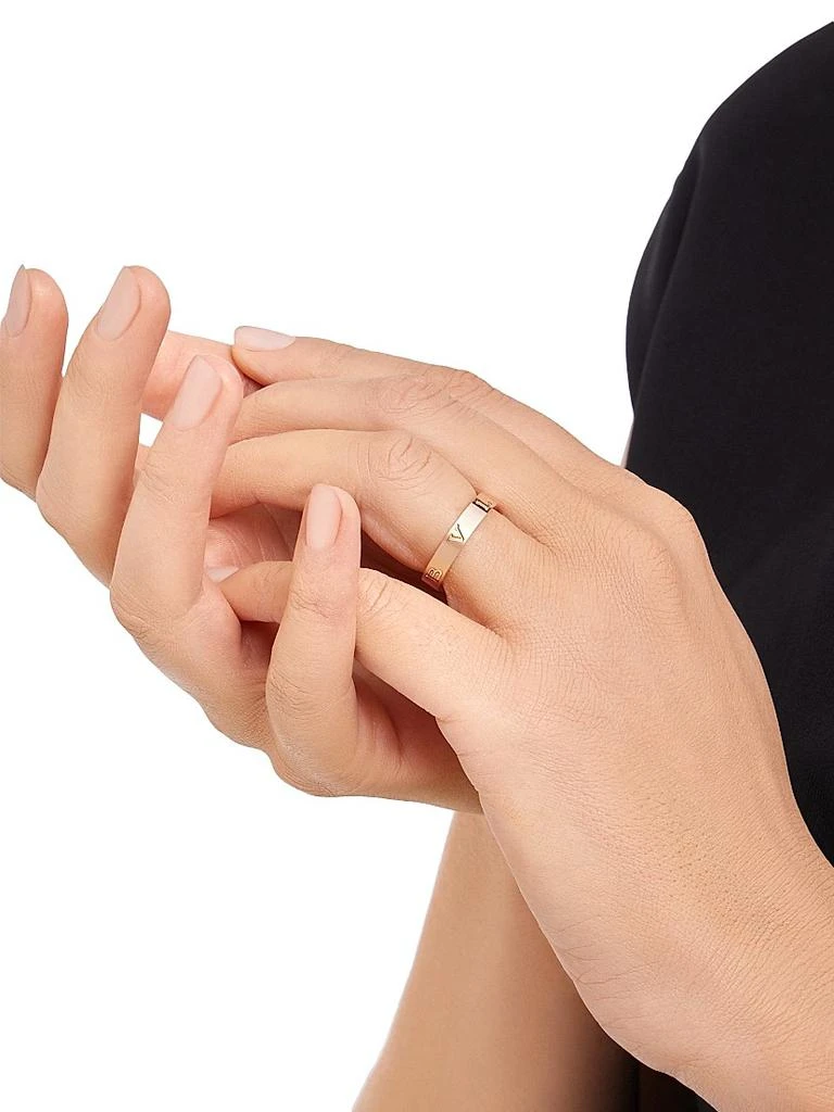 BVLGARI B.zero1 18K Gold Logo Band 3