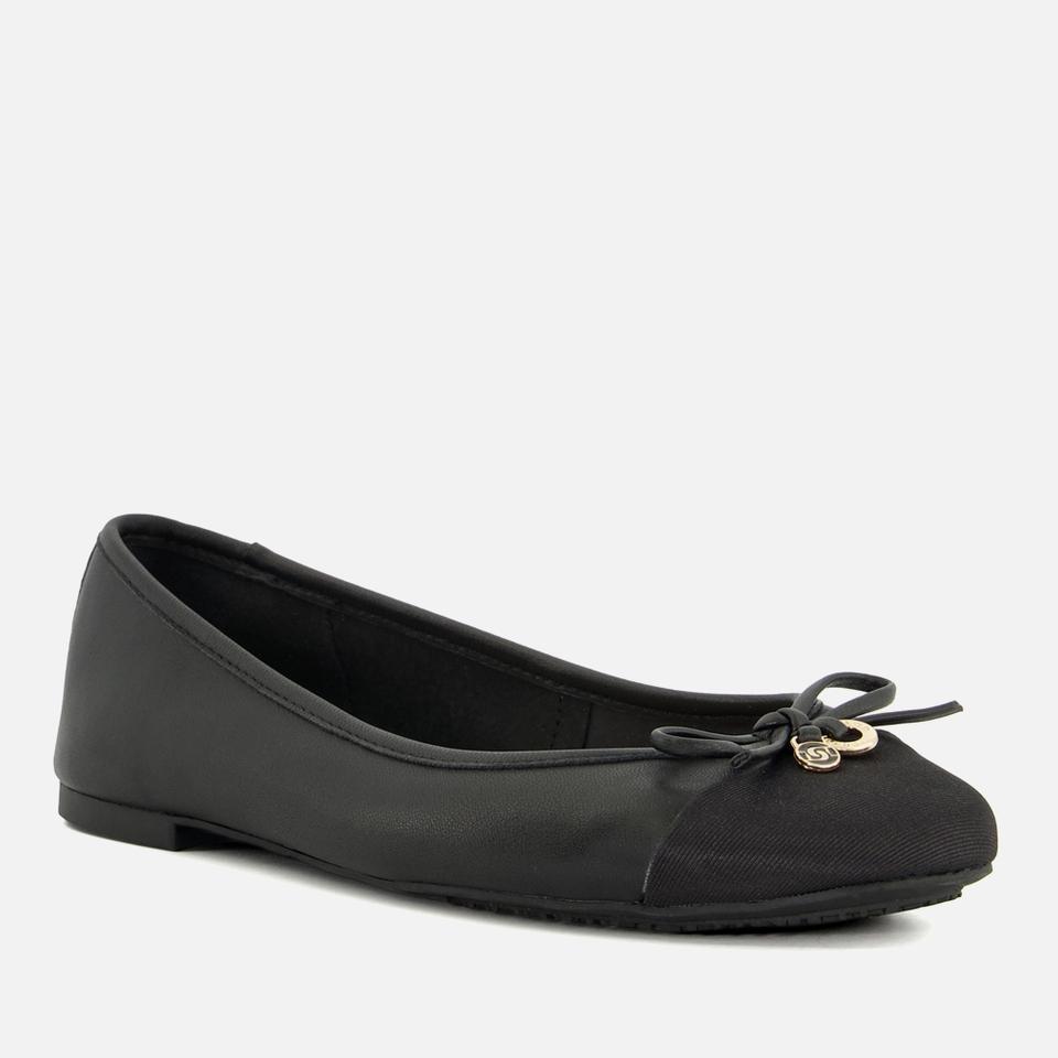 Dune DUNE LONDON WOMEN'S HALLO LEATHER BALLET FLATS