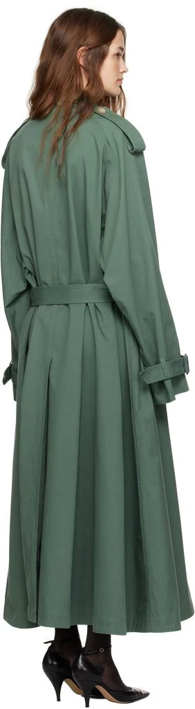 The Row Green Domeka Trench Coat 3