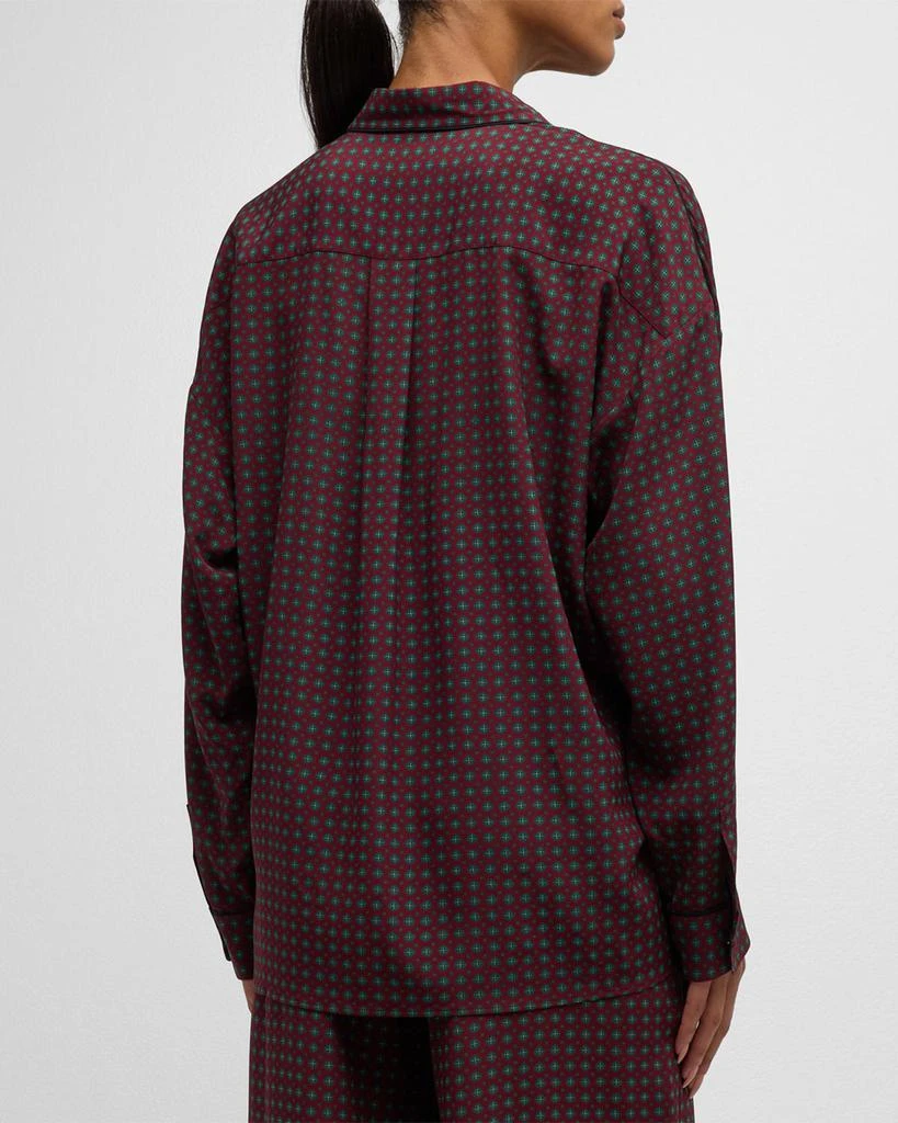 FRAME FRAME x Ritz Paris Printed Silk Button-Front Shirt 7