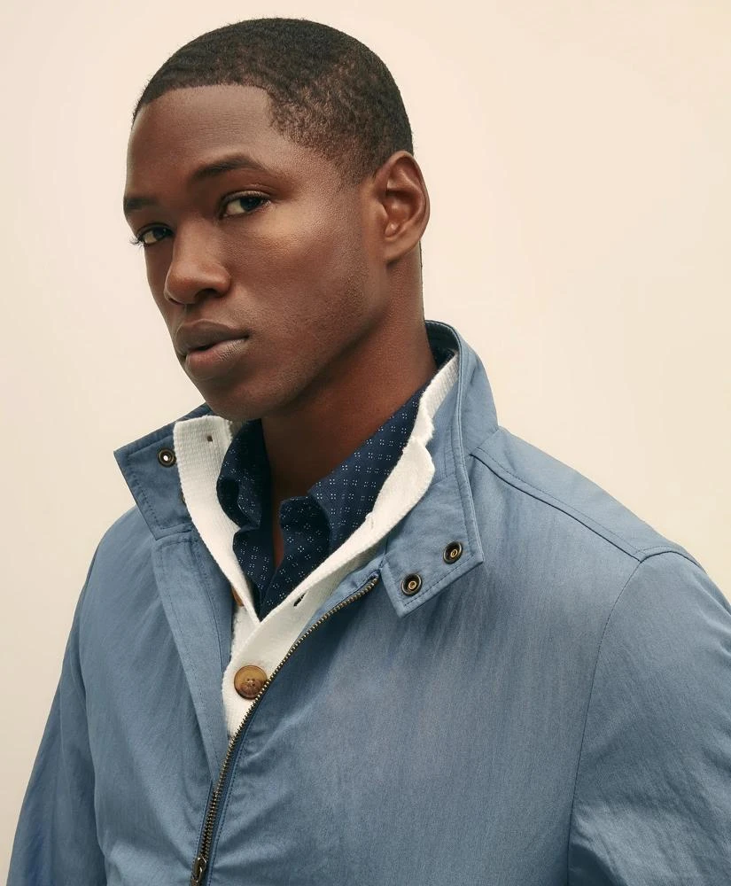 Brooks Brothers Bomber Jacket in Cotton Blend 3