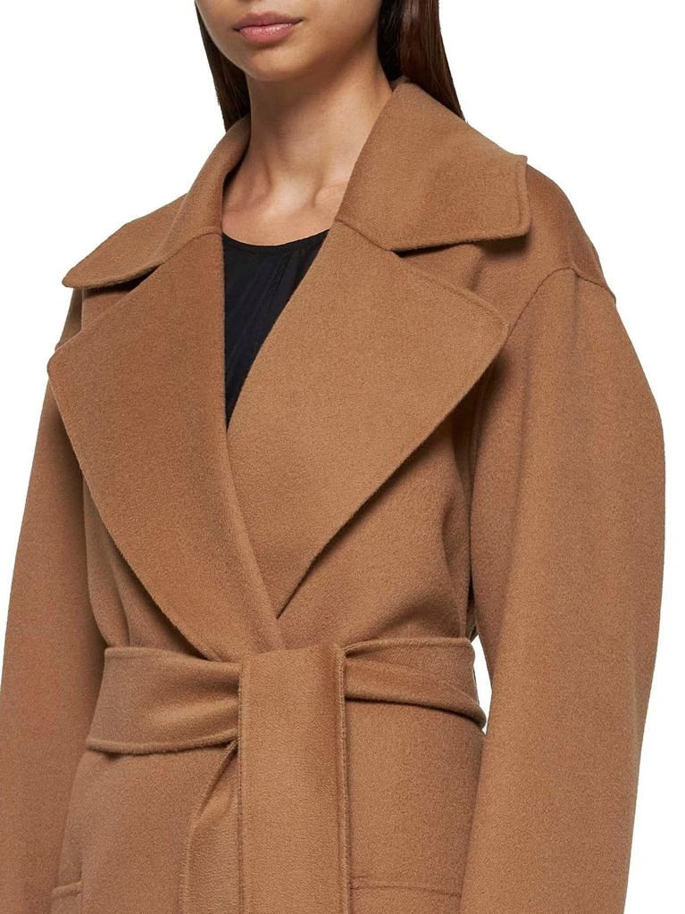 Max Mara Sportmax Belted Long-Sleeved Coat 4