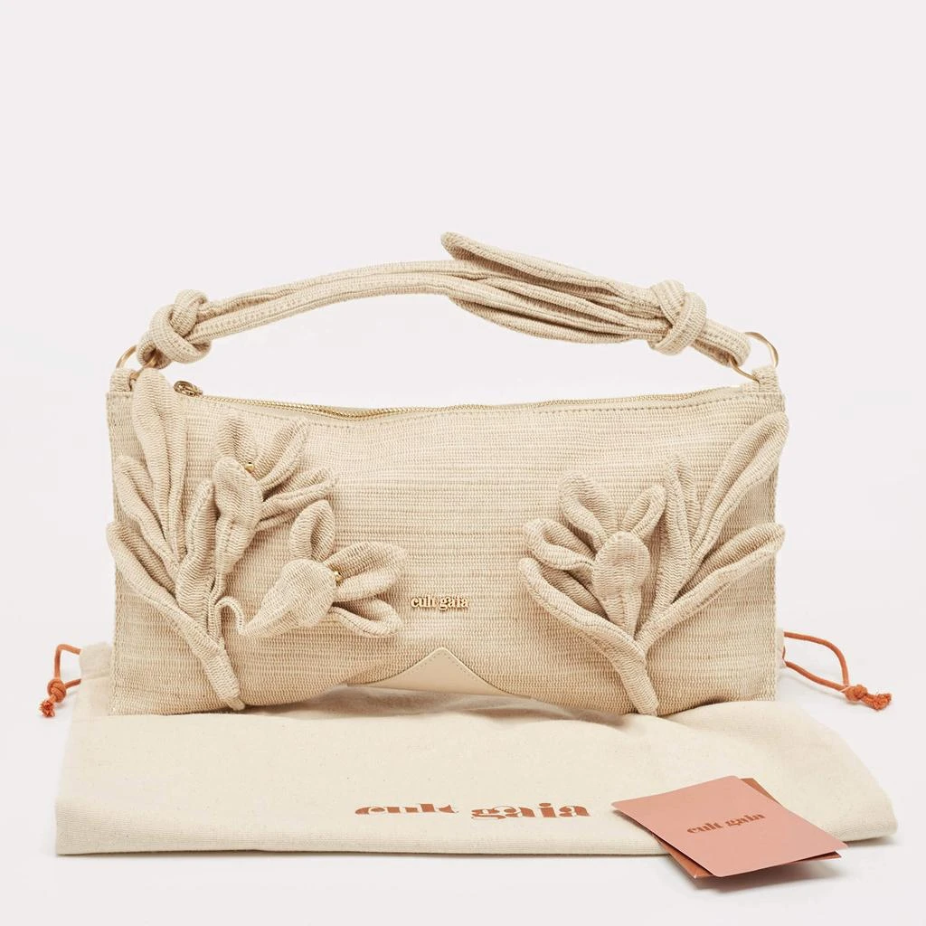 Cult Gaia Cult Gaia Natural Woven Fabric Hera Shoulder Bag 10