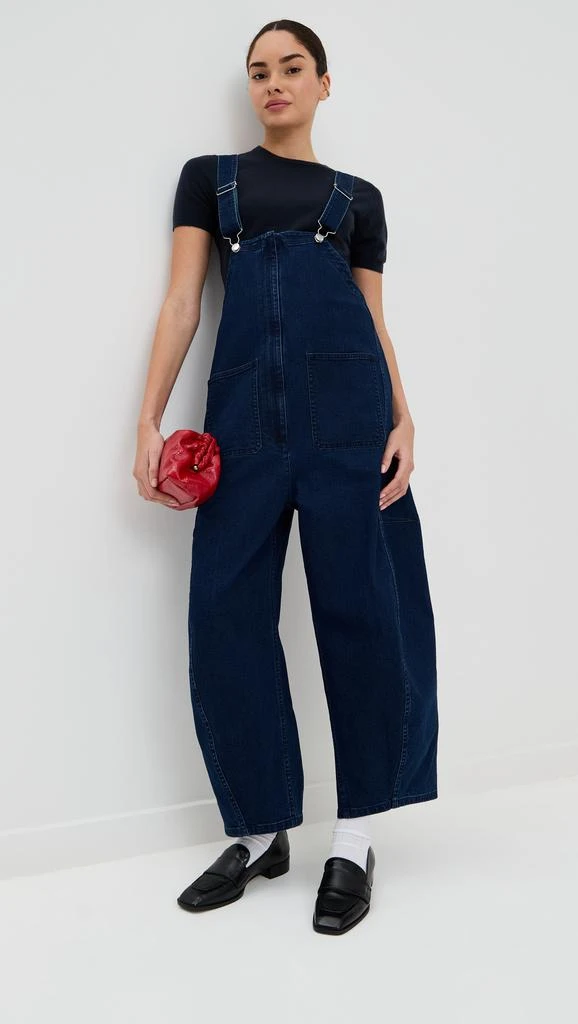 Tibi Classic Indigo Denim Jumpsuit 4