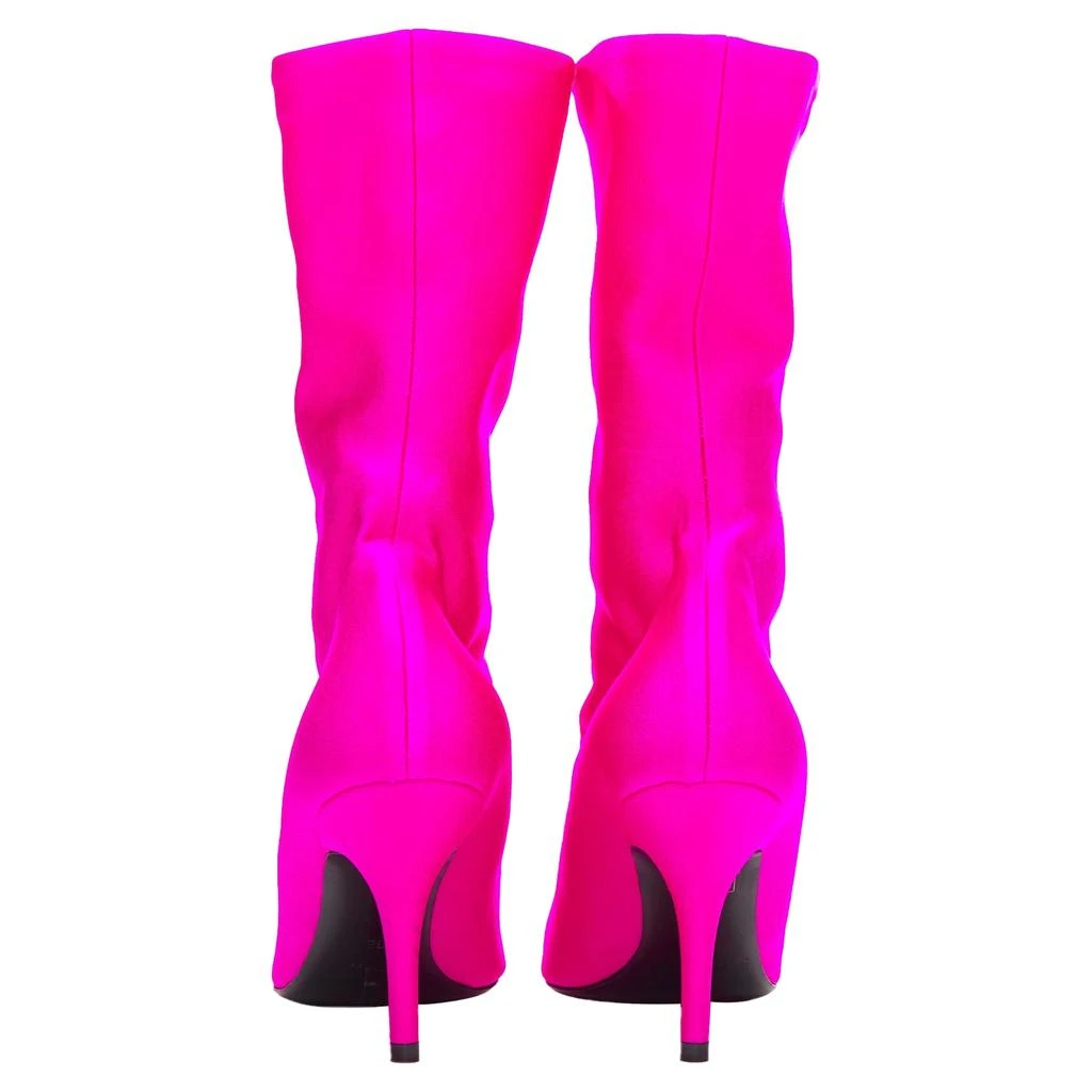 Balenciaga knitife neon lycra pointed sock boots Kim Kardashian 5