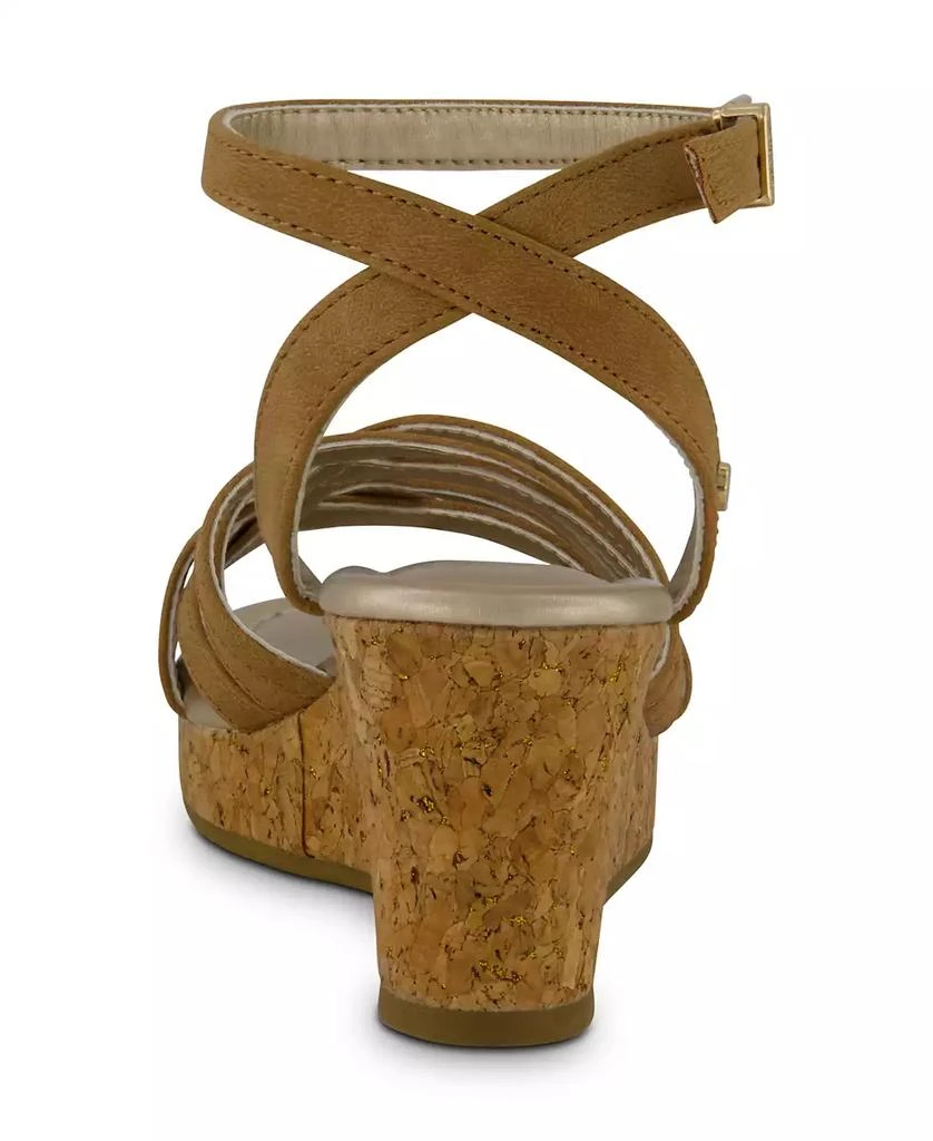 Kenneth Cole Little Girls Anastasia Bella Strap Wedge Sandals 3