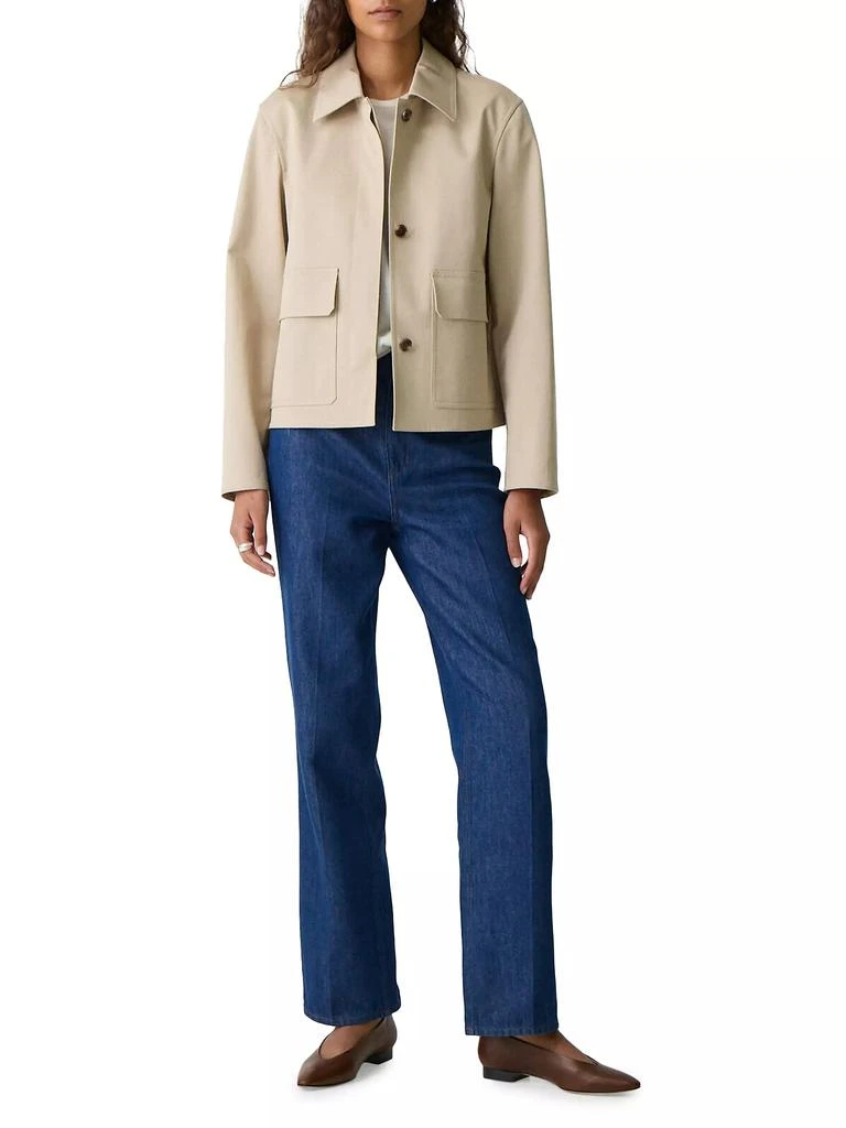 Theory Cotton Boxy Patch Jacket 2