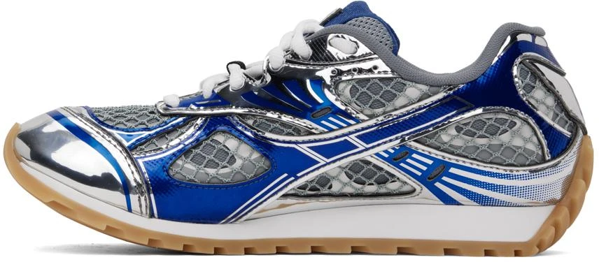 Bottega Veneta Gray & Blue Orbit Sneakers 3