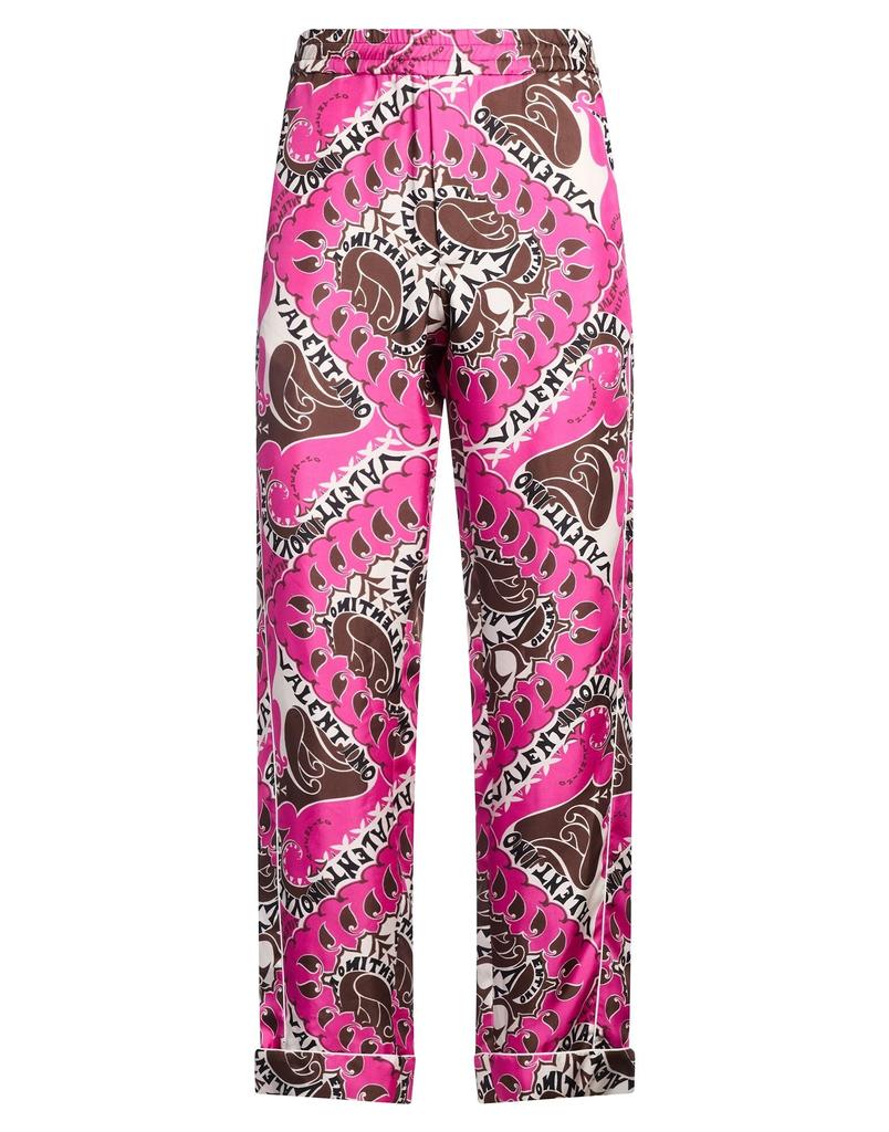 パンツ VALENTINO SS23 Valentino printed pants (2B3RB5C57SH M12) VALENTINO GARAVANI Satin jersey Monogram Logo VLTN Track