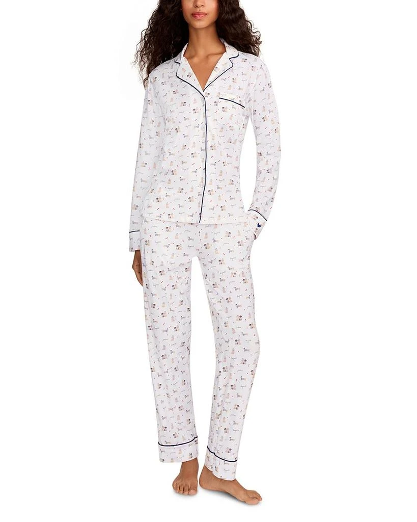 Petite Plume Le Woof Long Pajama Set 1