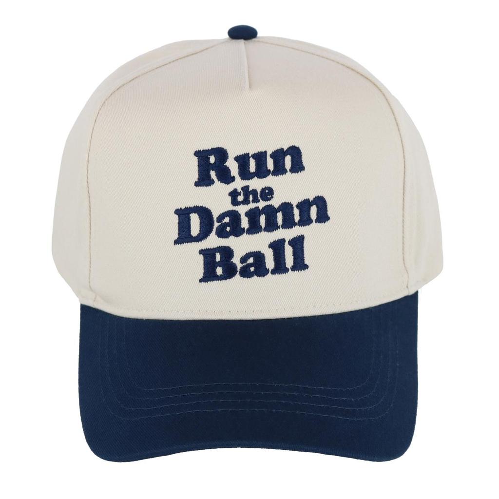 David & Young Unisex Run the Damn Ball Baseball Cap