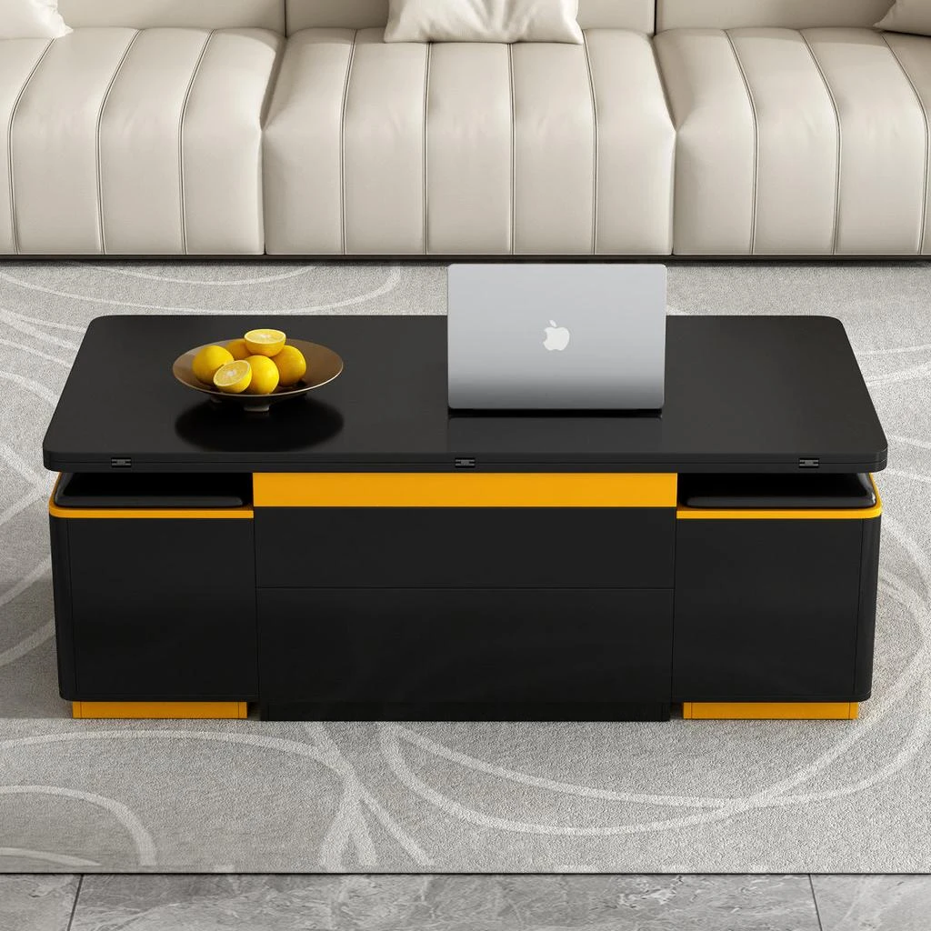Streamdale Furniture Streamdale Lift-Top Coffee Table with Storage Stools
Foldable Top 5