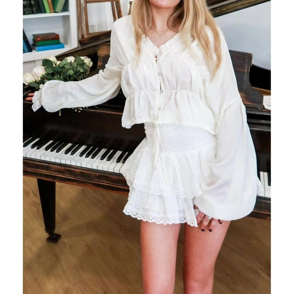 Keepsake Keepsake - Daydream Chiffon Top 1