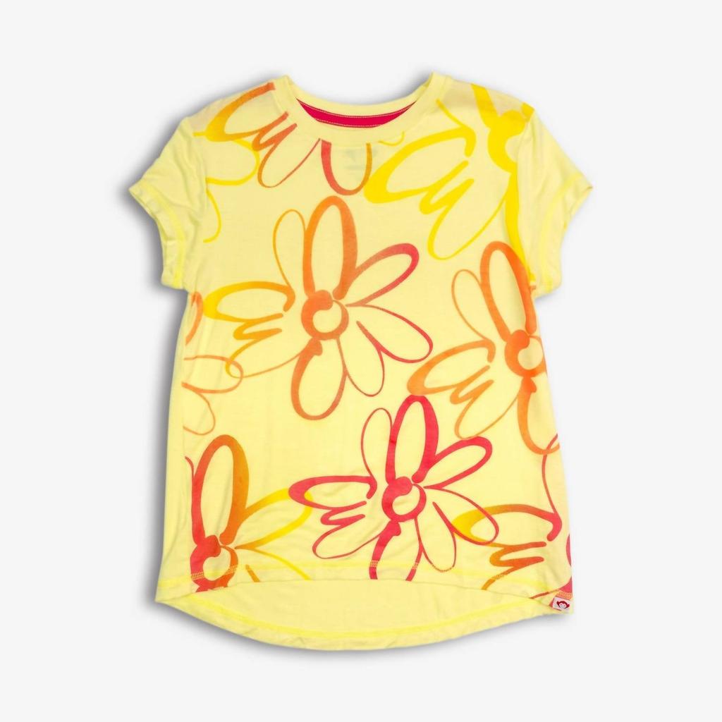 Appaman Girls' Circle Tee In Multicolor Daisy