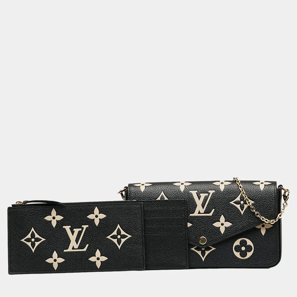 Louis Vuitton   Louis Vuitton Black Bicolor Monogram Empreinte Pochette Felicie 9